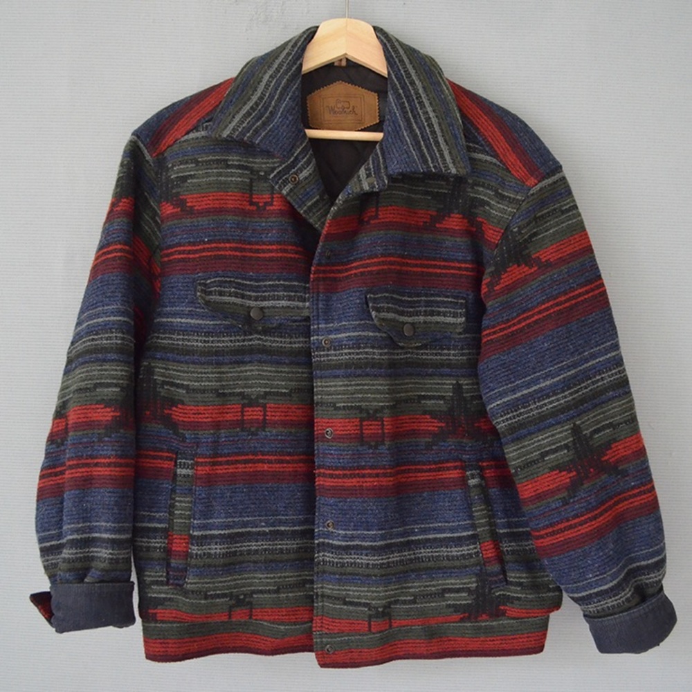 Vintage Woolrich jacket with corduroy cuffs
